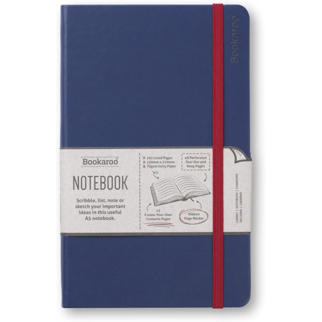 Bookaroo Notebook (A5) Journal - Navy