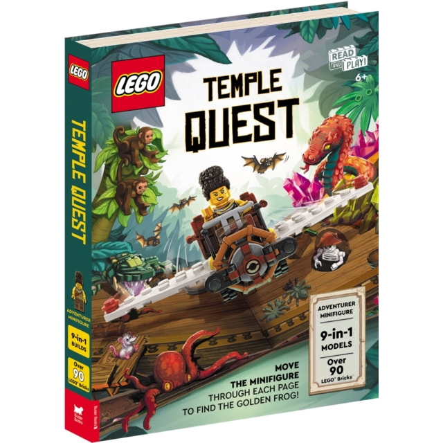 LEGO® Books: Temple Quest (with adventurer minifigure, nine buildable models, play scenes and over 90 LEGO elements)