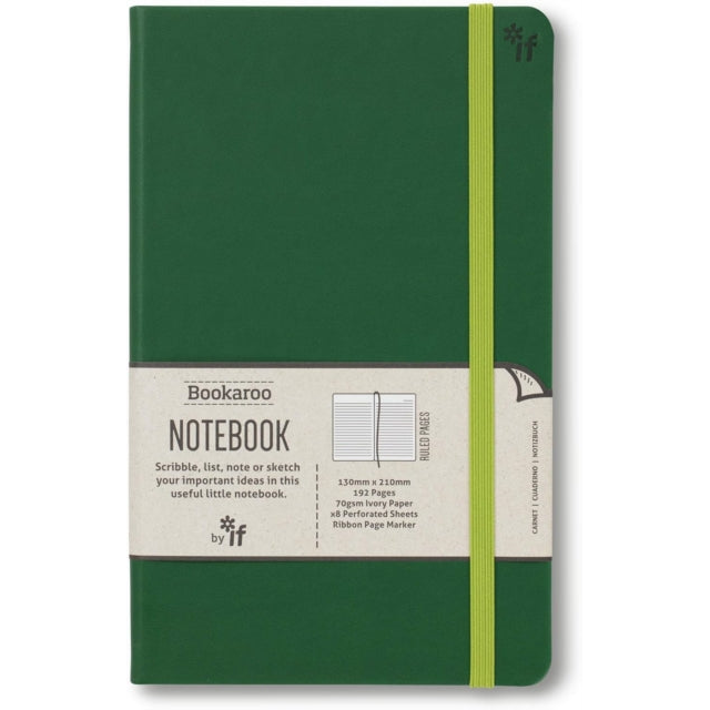 Bookaroo Notebook (A5) Journal - Forest Green