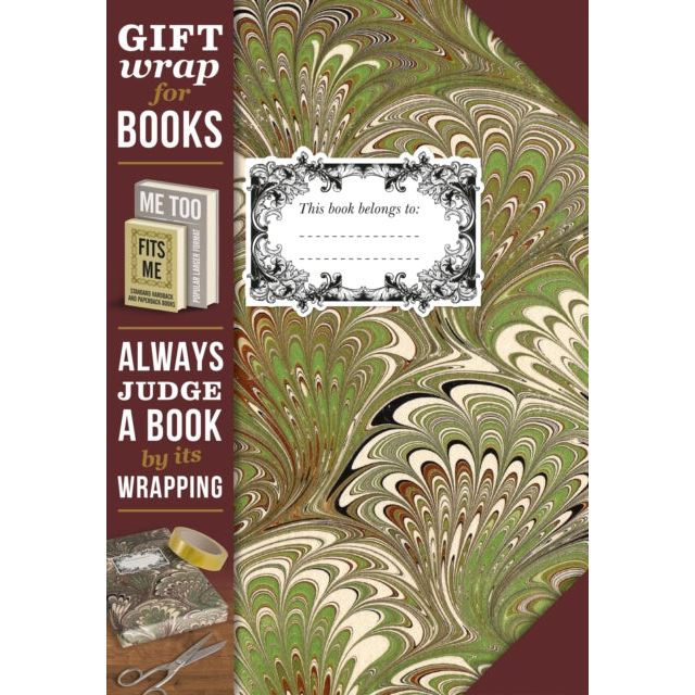 Gift Wrap for Books - Marbled Paper
