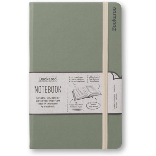 Bookaroo Notebook (A5) Journal - Fern