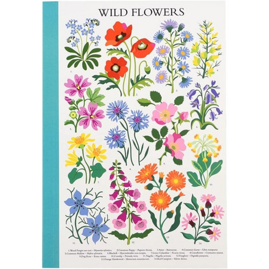 A5 notebook - Wild Flowers