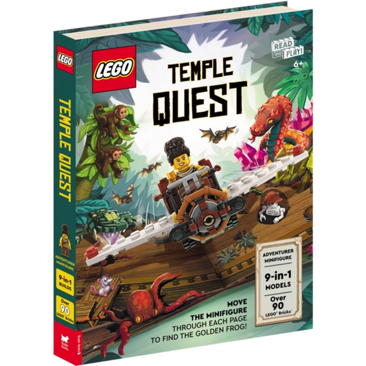 LEGO®  Books: Temple Quest (with adventurer minifigure, nine buildable models, play scenes and over 90 LEGO elements)