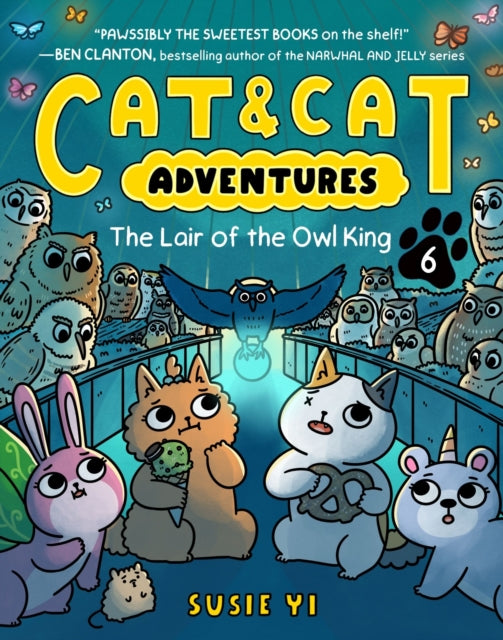 Cat & Cat Adventures: The Lair of the Owl King : A Graphic Novel-9780063381445