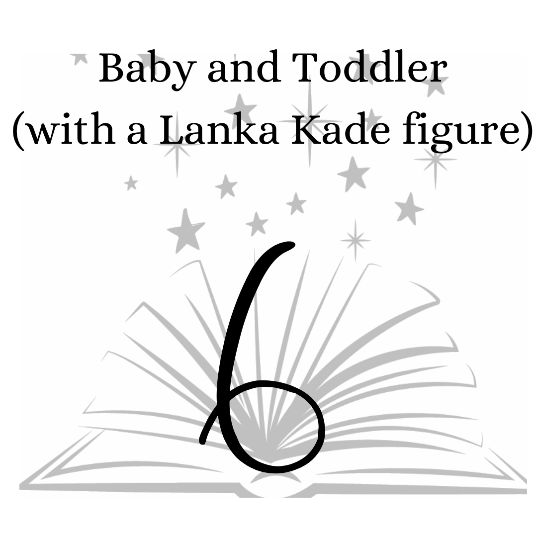 6-Month Book Subscription for Baby and Toddler (includes a Lanka Kade figure)
